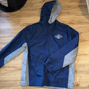Navy Blue & Grey Walt Disney World Windbreaker. Size L.